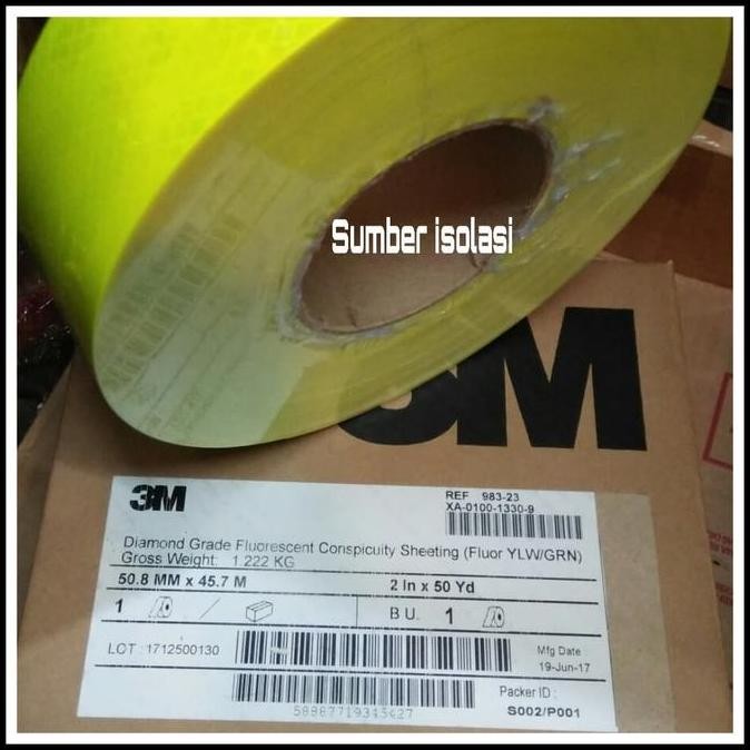 3M Scotchlite Diamond Grade Series 983-23 Yellow-Green Co