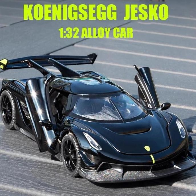 New Diecast Miniatur Koenigsegg Jesko Mobil Sport Koleksi Skala 1:32