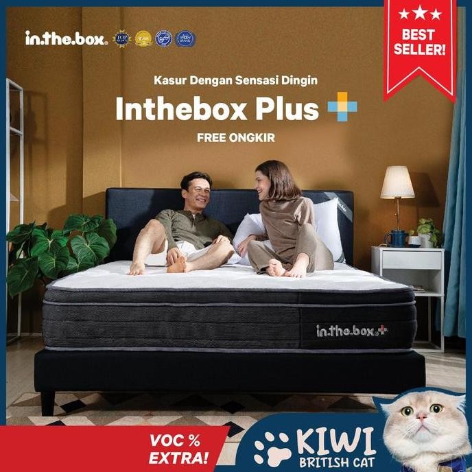 SL Kasur Dingin Spring Bed IN THE BOX PLUS - FREE Bantal