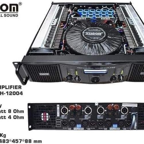 power wisdom ah 12004 4 channel amplifier