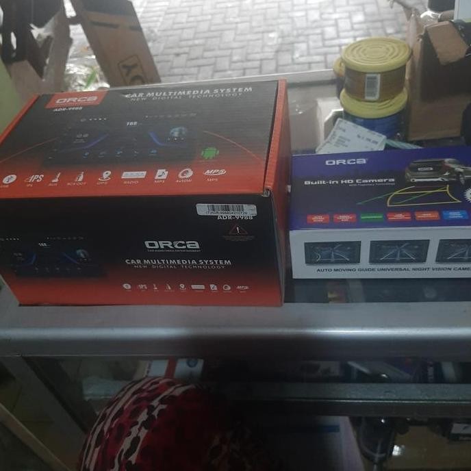 Head unit orca adr 9988 7 inch + camera orca hd moving