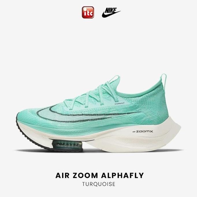 Promo Nike Original Air Zoom Alphafly NEXT% Turquoise COD