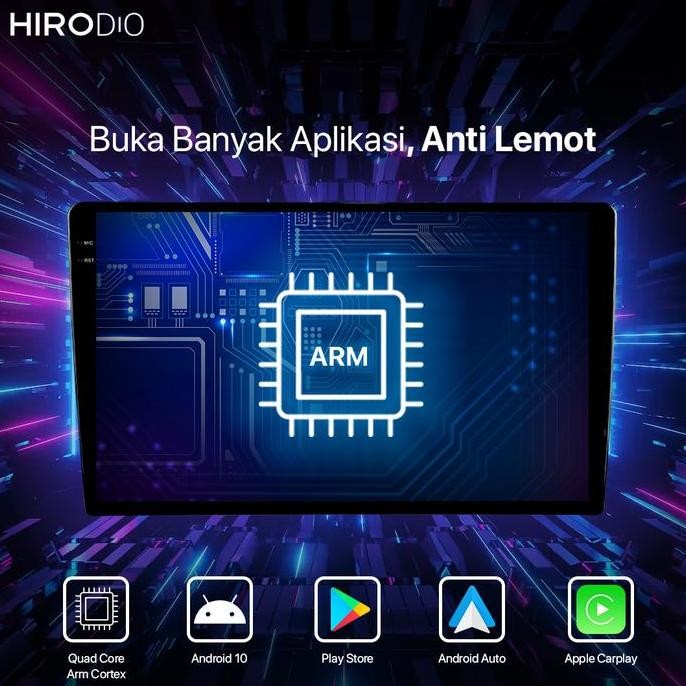 HIRODIO Headunit OEM Innova Pro Series - Headunit Android 9 inch