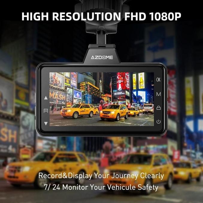 Azdome Dash Cam Dash Camera Mobil 10P DashCam