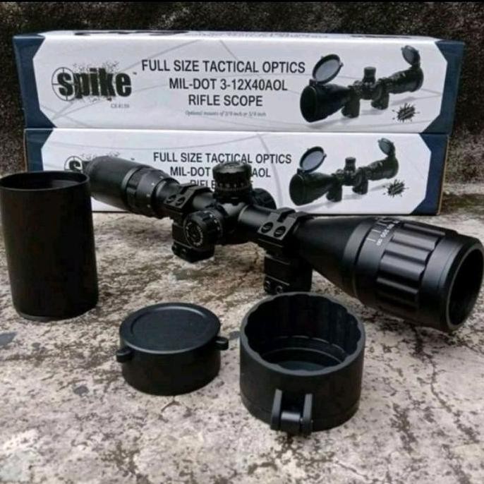 TEROPONG JARAK JAUH TELESKOP SPIKE 4-16X50 AOL ORIGINAL DAN TERPERCAYA