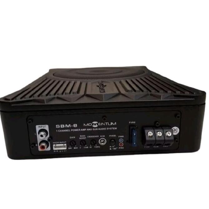 Subwoofer kolong momentum sbm-8 subwoofer aktif momentum sbm8 8 inch