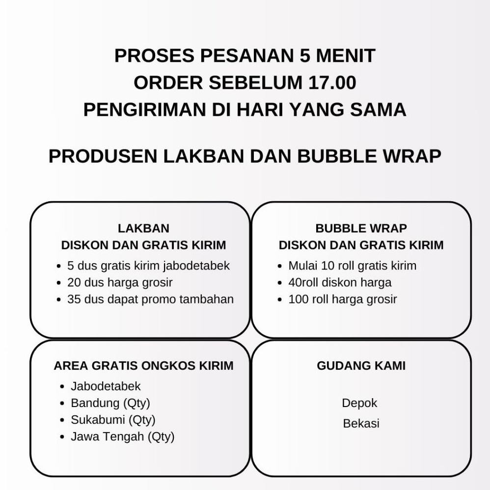 

FLYHOME Lakban bening 100yard 2inchi 48mm x 100yard 6 roll 100 yard ECO