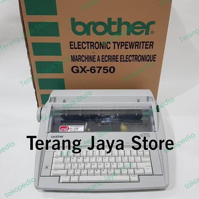 Premium Mesin Tik Elektrik Brother GX-6750 Mesin Ketik Brother GX-6750