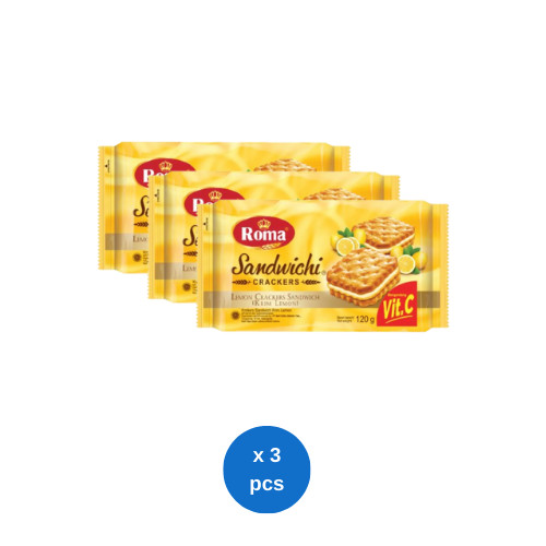 

Roma Sandwichi Lemon 120gr x 3 pcs