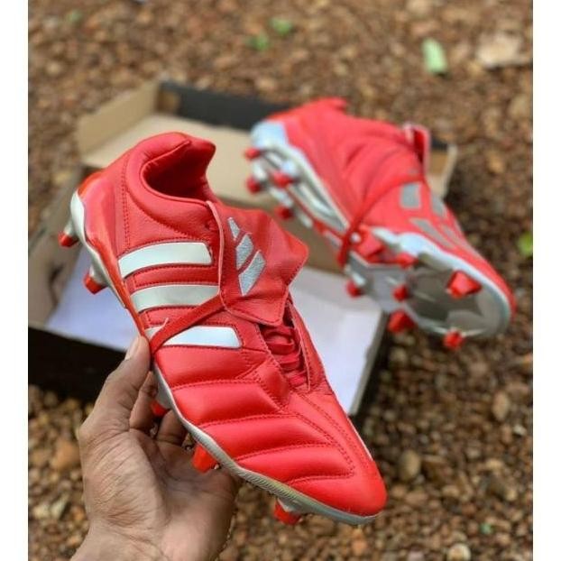 Sepatu Bola Predator Mania Leather Red Sier Fg
