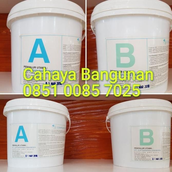 Compound Compond Kompon Grc Board Ab A B 2 Komponen A+B 2Komponen 8Kg Co