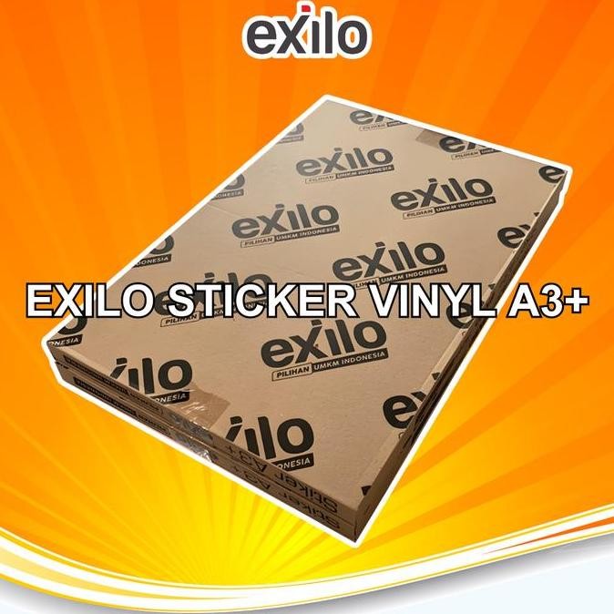 

Premium Exilo Sticker Vinyl Laser A3+ White Gloss/Matte/Transparan Stiker Digital Print Anti Air - MIX