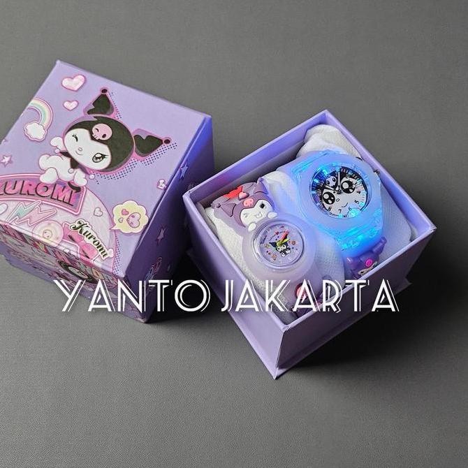 Jam tangan anak perempuan 2 in 1