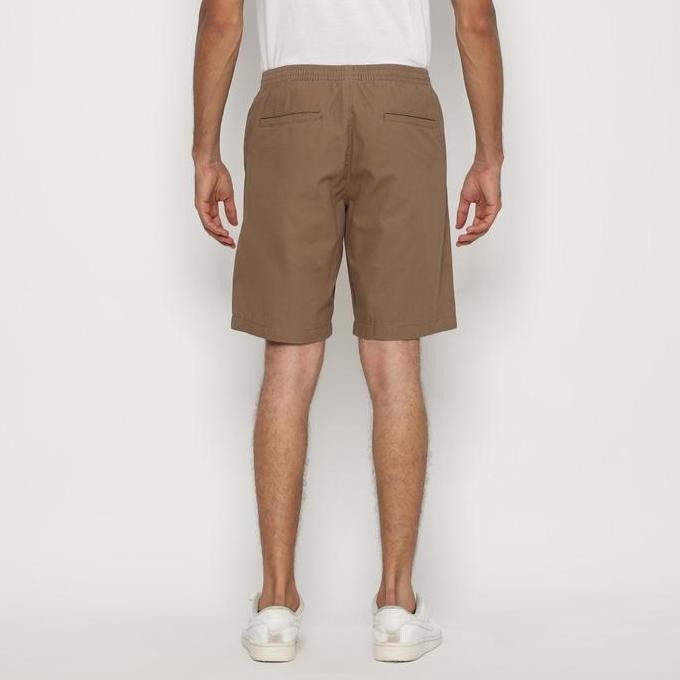 Platini Celana Pendek Karet Coklat Katun 5332