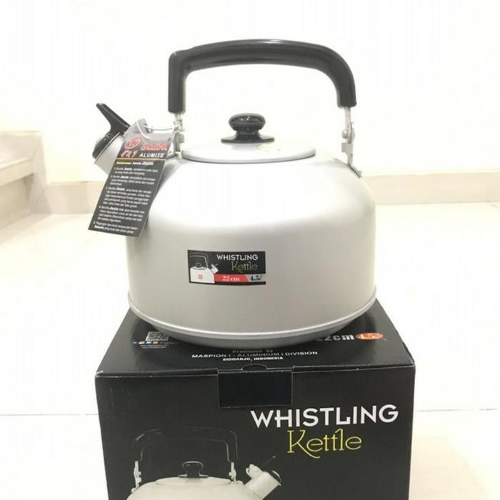 (Terbaru) Teko Bunyi Siul Aluminium 24Cm Maspion Jawa 24 Cm Bestseller