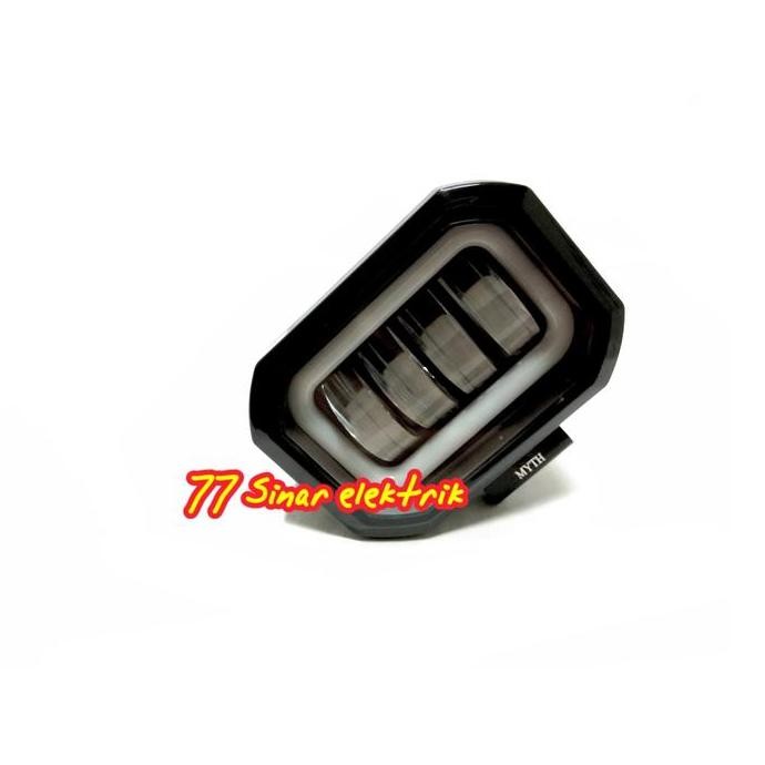 Lampu Tembak Sorot Led Cwl 4 Mata Kotak Myth Lensa 6D Lampu Tembak Led 4 Mata Promo