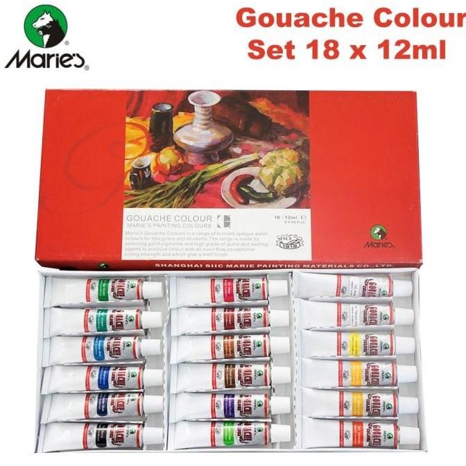 

Maries Gouache Set 18 Warna X 12Ml - 7318B