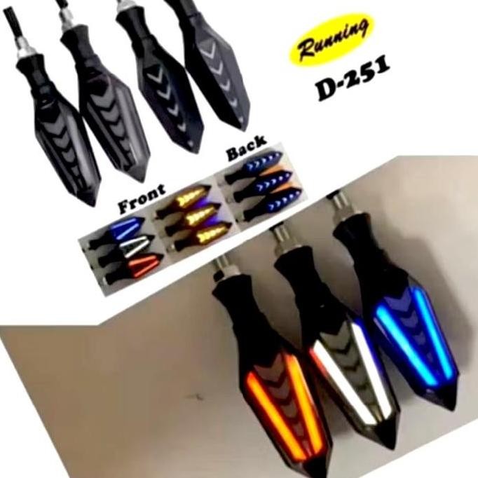 Lampu Sein Led Running Motor Vario 150 160 Vixion Aerox Nmax New Foto Motorcycle Sepeda Speed Strobo
