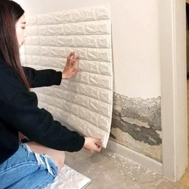 Viral Wallpaper Dinding Bata 3D 70 X 77Cm Wallpaper Keren Termurah Terlaris Viral