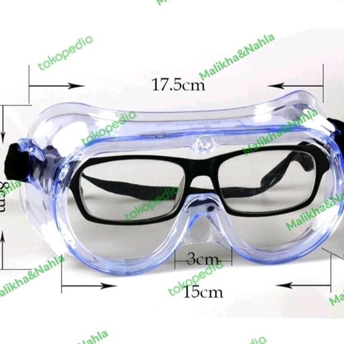 Safety Google 3M 1621 Af / Kacamata Google Lab | Anti-Fog Clear Lens