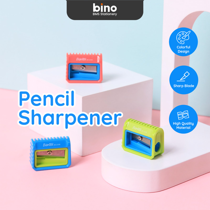 

[BMS Surabaya] Bantex Rautan Pensil / Pencil Sharpener Satu Lubang Warna Warni BE1006
