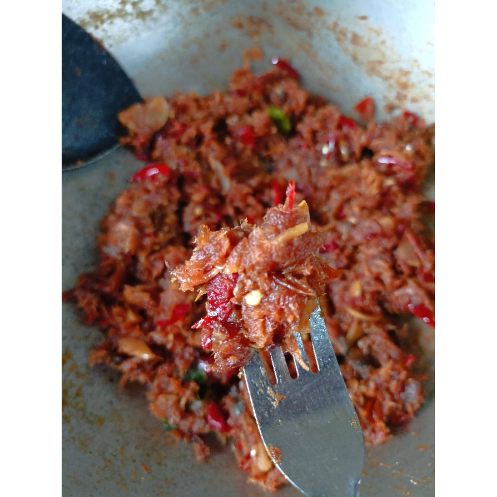 

Rebukan telang asin asam manis/Abon telang asin asam manis 150gr