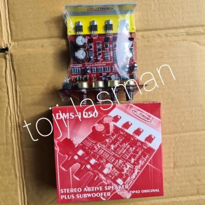 KIT PCB AKTIF ACTIVE STEREO TIP 41 42 TIP41 +SUBW SUBWOFER DMS 1050