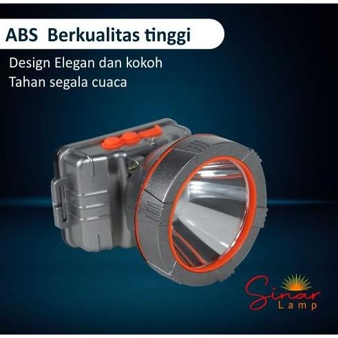 Senter Kepala Waterproof Jinlong Jl 7501 120Watt Abs Led Laser Super Terang Recharge Usb-C Baterai T