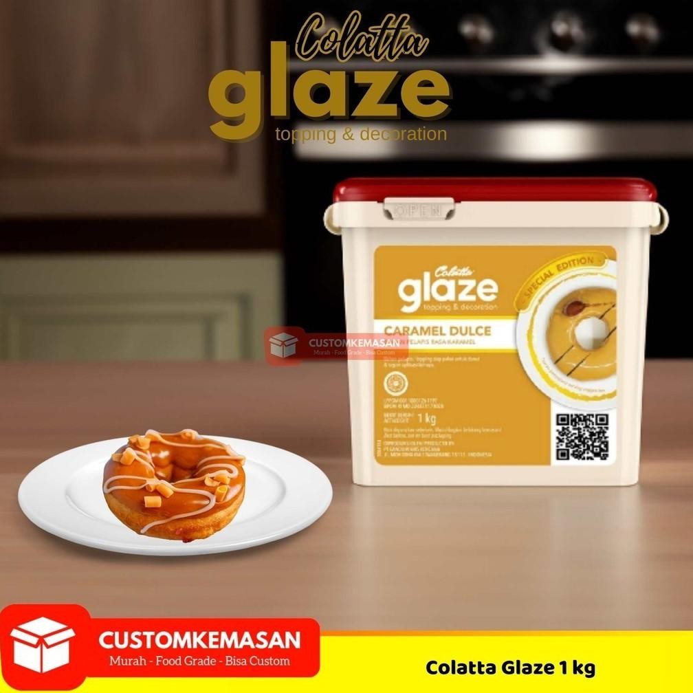 

Colatta Glaze Caramel Dulce / Selai Caramel Dulce 1kg / Colatta Dip Glaze / Selai Roti / Topping Selai Colatta Glaze