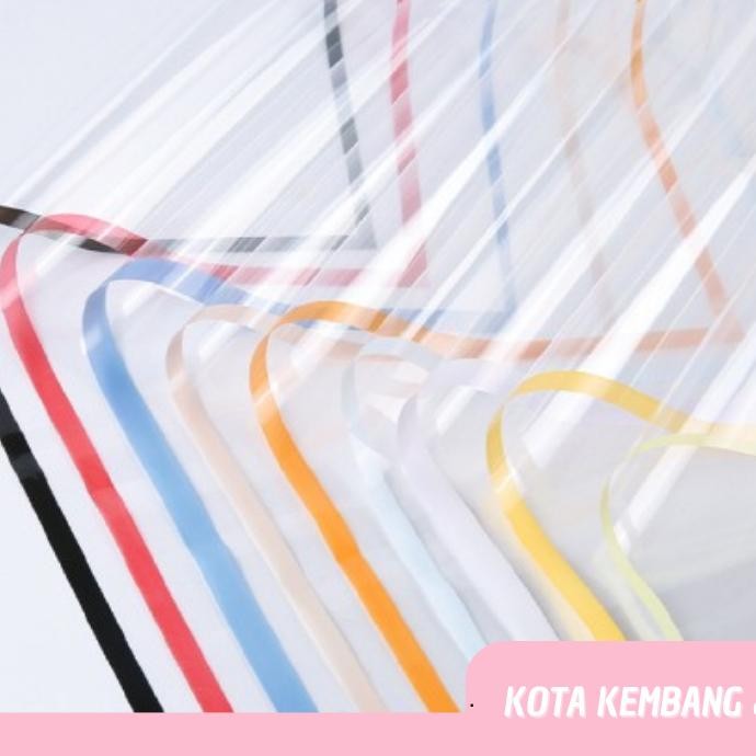 

20 Lembar Kertas Buket Bunga Transparant Color Flower Wrapping R Cellophane Kb079