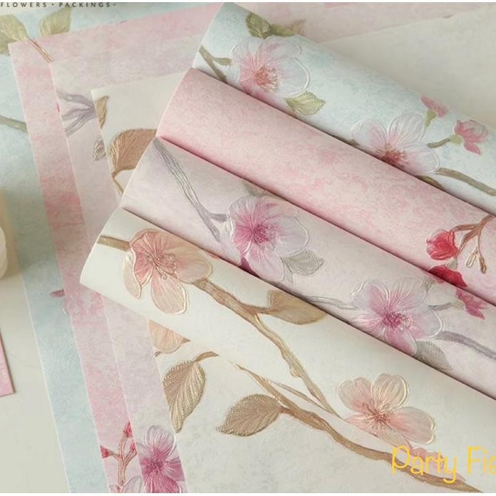 

1Pak10Pcs Tyxl Kertas Buket Bunga Flower Bouquet Wrapping R