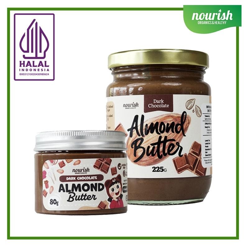 

Nourish Dark Chocolate Almond Butter 80 Gr - Vegan Halal