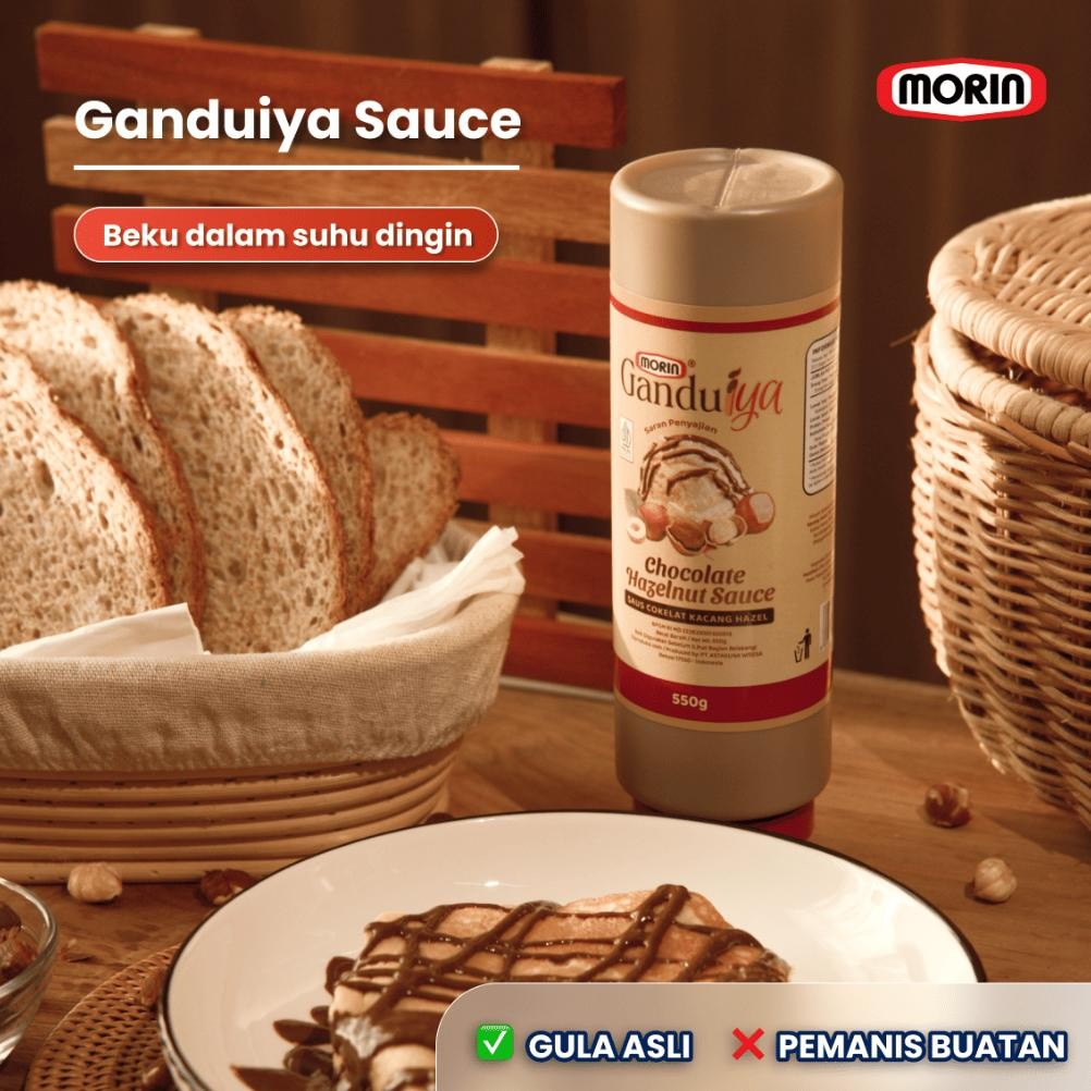 

MORIN GANDUIYA COKELAT HAZELNUT SAUCE TUBE 550 GR