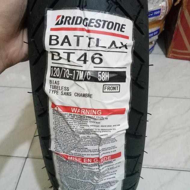 Ban Luar Battlax Bt46 Ukuran 1207017 Tubeless