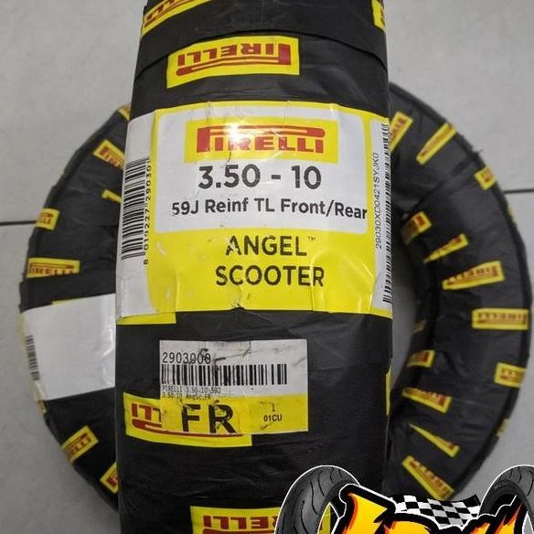 Ban Pirelli Angel Scooter Uk 3.50 Ring 10 For Vespa Tubeless