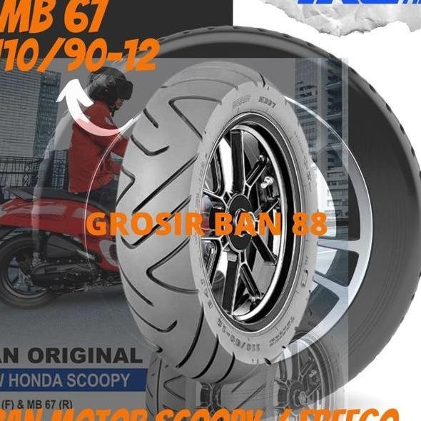 Ban Belakang Scoopy Irc Mb67 11090 Ring12 Tubeless