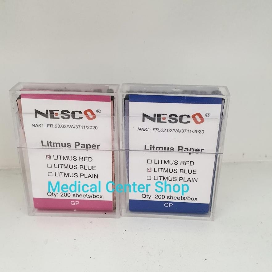 Kertas Lakmus Litmus paper Kertas AsamBasa Ph Air Alat tes air ketuban Kertas Lakmus Nesco BOX MURAH