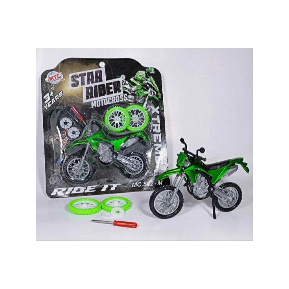 MAINAN ANAK TERBARU DAN TERMURAH MOTOR TRAIL / MOTO CROSS METALIC / MOTOR CROSS / ADA SHOCKBREAKER