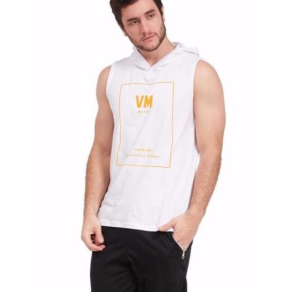 Vm Kaos Buntung Hoodie Singlet Topi Putih Vm033