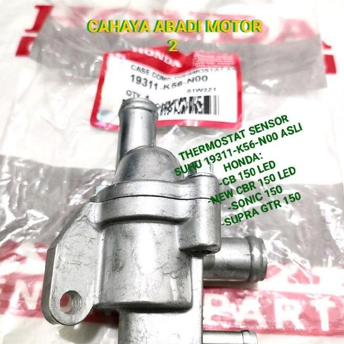 THERMOSTAT TERMOSTAT SENSOR SUHU ASSY ASLI HONDA CB 150 LED NEW CBR 150 LED SONIC 150 SUPRA GTR 150 