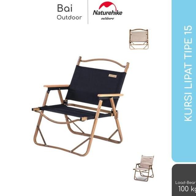 Kursi Lipat Naturehike Nh19Y002D Tipe 15 Camping Outdoor Mancing