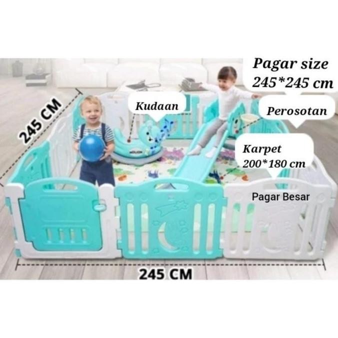Mainan Anak Murah Pagar Rumah Anak Pagar Pengaman Bayi Playground Anak