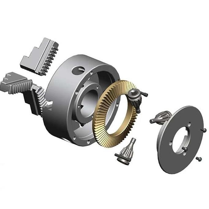 Chuck Bubut 3 Jaw Chuck Mesin Bubut K11-80 3" Catok Bubut Cekam Bubut Kepala Mesin Bubut