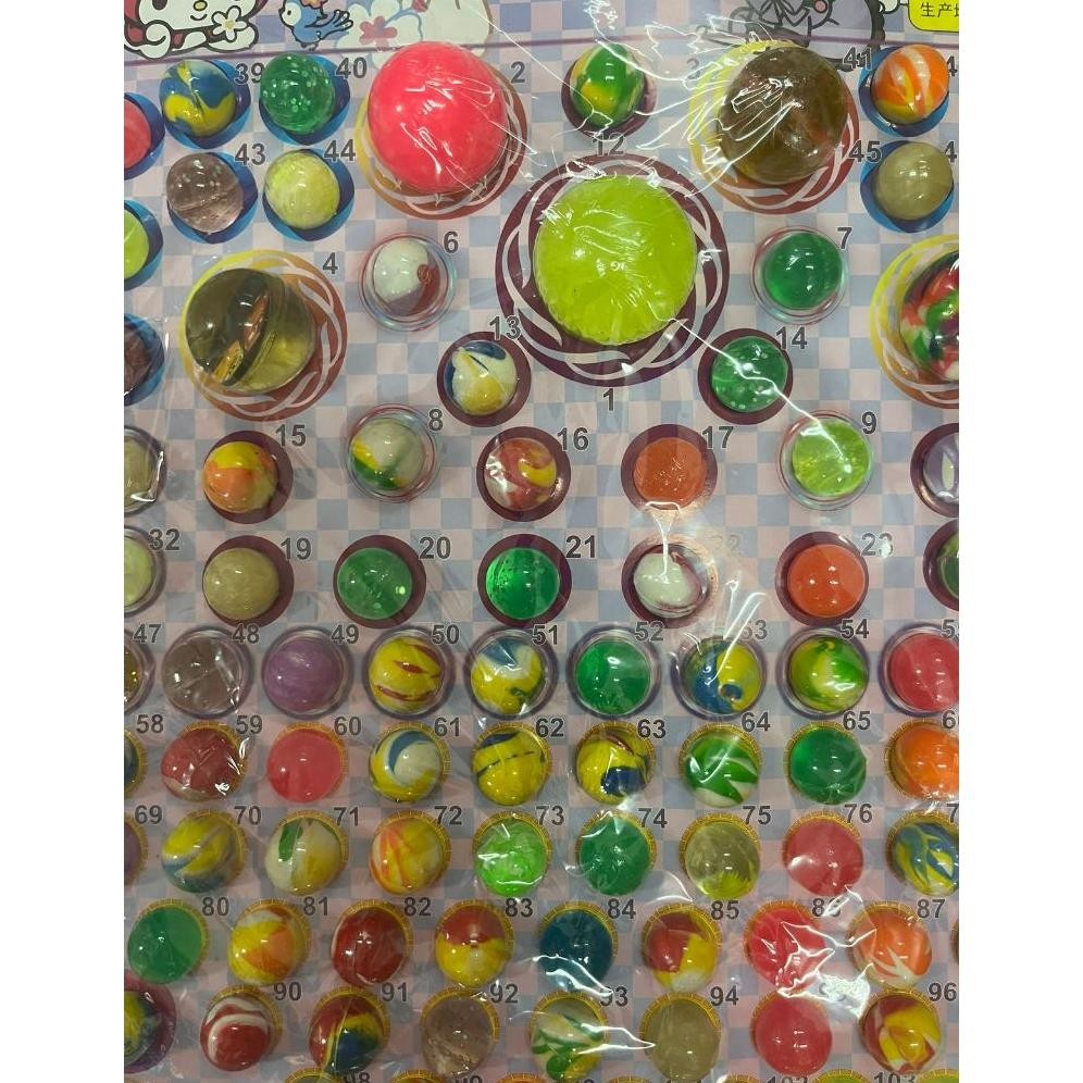 Mainan Berhadiah Bola Bekel Mainan Lotre Bekel (Isi 110)