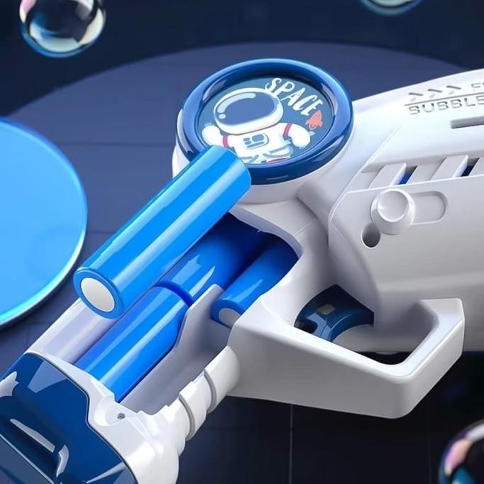 BabyToys Mainan Gelembung Pistol Bubble Sabun Otomatis Anak Besar Tembakan Balon Kado Ulang Tahun