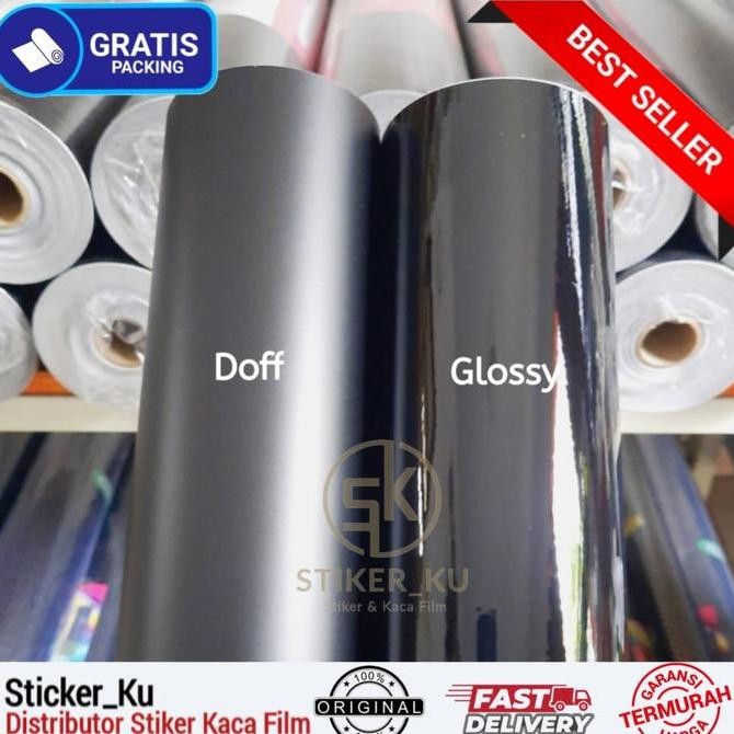 

DF129>> Sticker Scotlite Warna Hitam Doff , Hitam Glossy Lebar 45cm