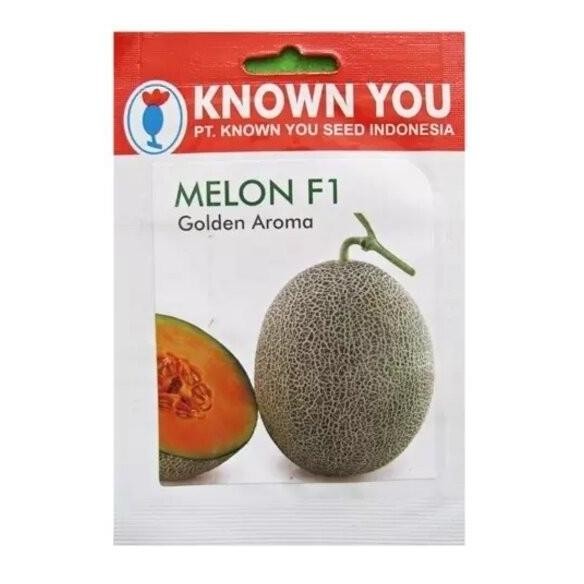 POHON Benih Bibit Melon Golden Aroma F1 8 Biji Tanaman Buah Known You TERLARIS