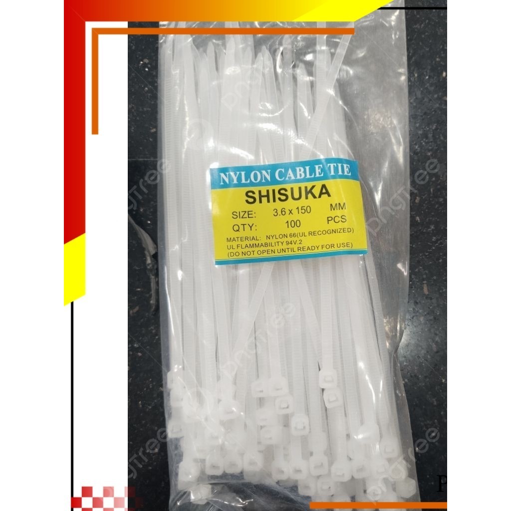 

kabel tis 150mm putih isi 100/pck