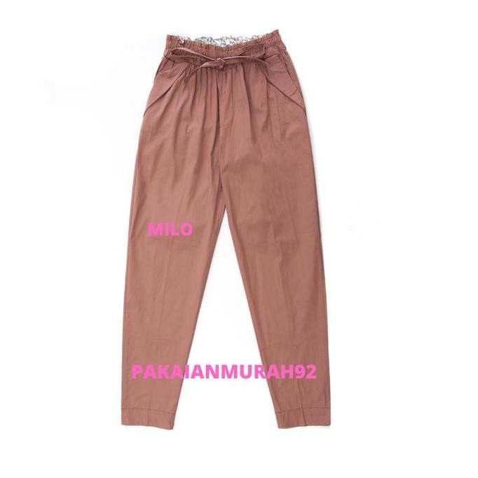 KIRANA PANTS CELANA BIG SIZE WANITA BAGGY PANTS WARNA MILO MURAH
