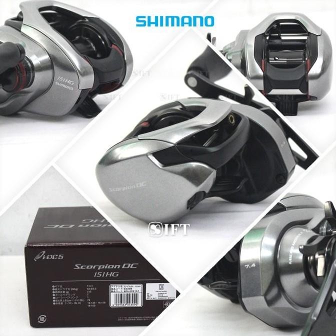 Reel BC Shimano SCORPION DC 151XG 151HG | Bait Casting 2021 GARANSI